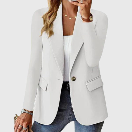Harper | Women's Structured Formal Blazer in Lightweight Wrinkle-Resistant Fabric