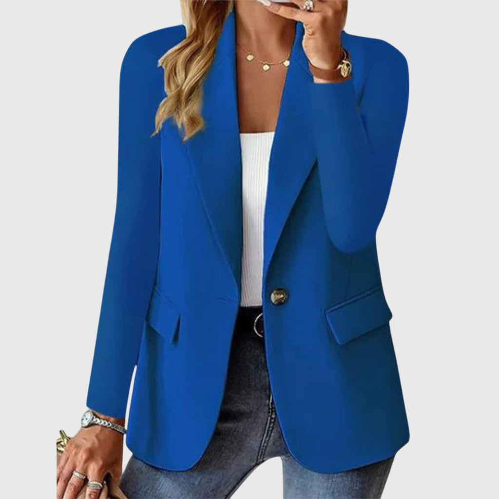 Harper | Women's Structured Formal Blazer in Lightweight Wrinkle-Resistant Fabric