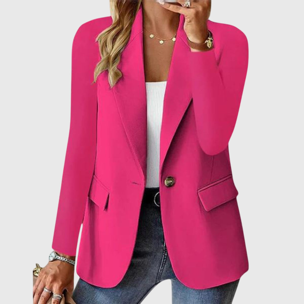 Harper | Women's Structured Formal Blazer in Lightweight Wrinkle-Resistant Fabric